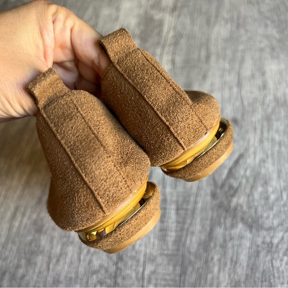 Nicholas Kirkwood Beya Suede Loafers Flats Camel Size 36 - Picture 4 of 10